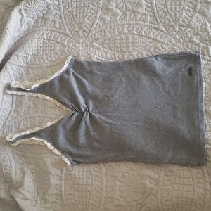 Hollister Grey and Lace Cami